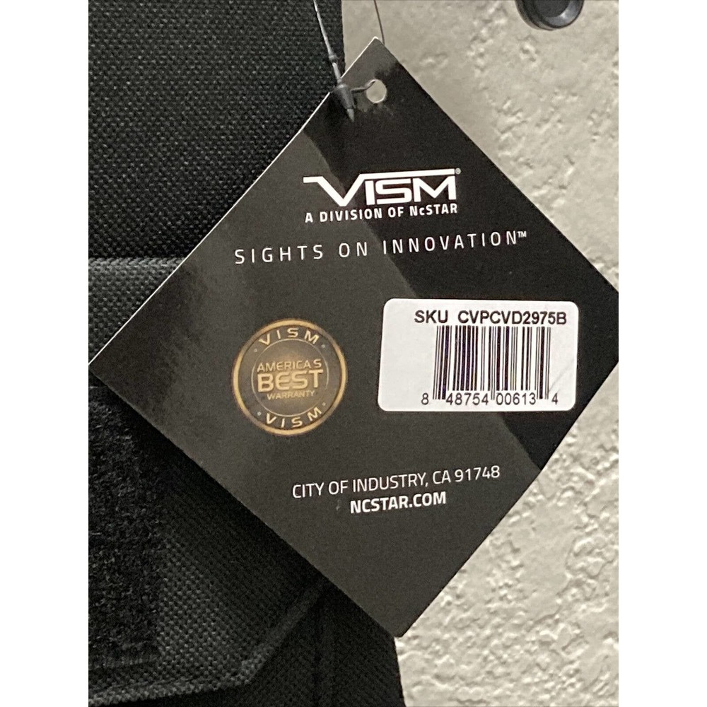 VISM NcSTAR Plate Carrier External Pocket Black 2XL+ Vest - Picture 3 of 8